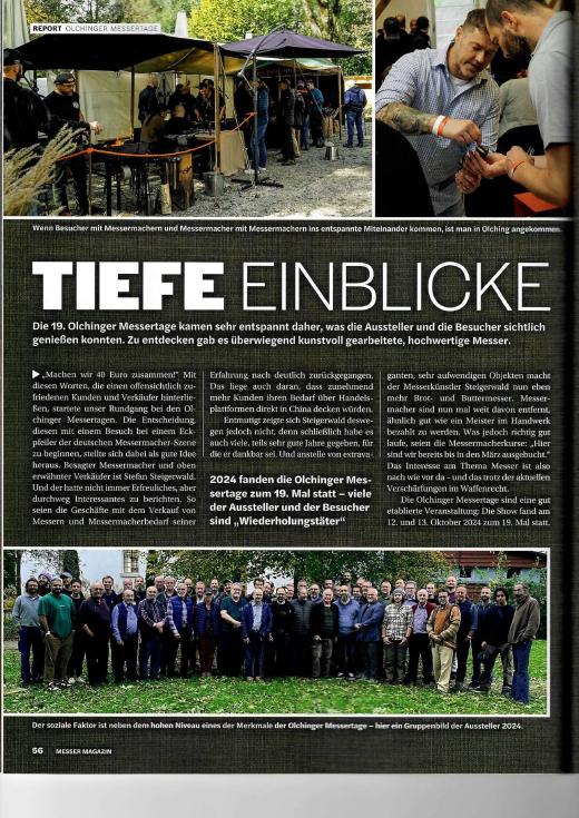 Messermagazin – Ausgabe 1, 2025